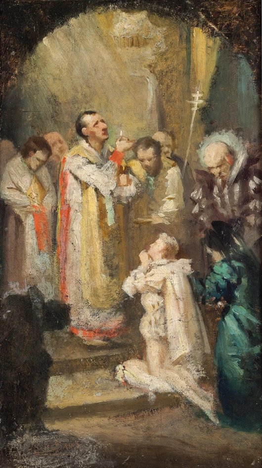 La comunione di san Luigi Gonzaga